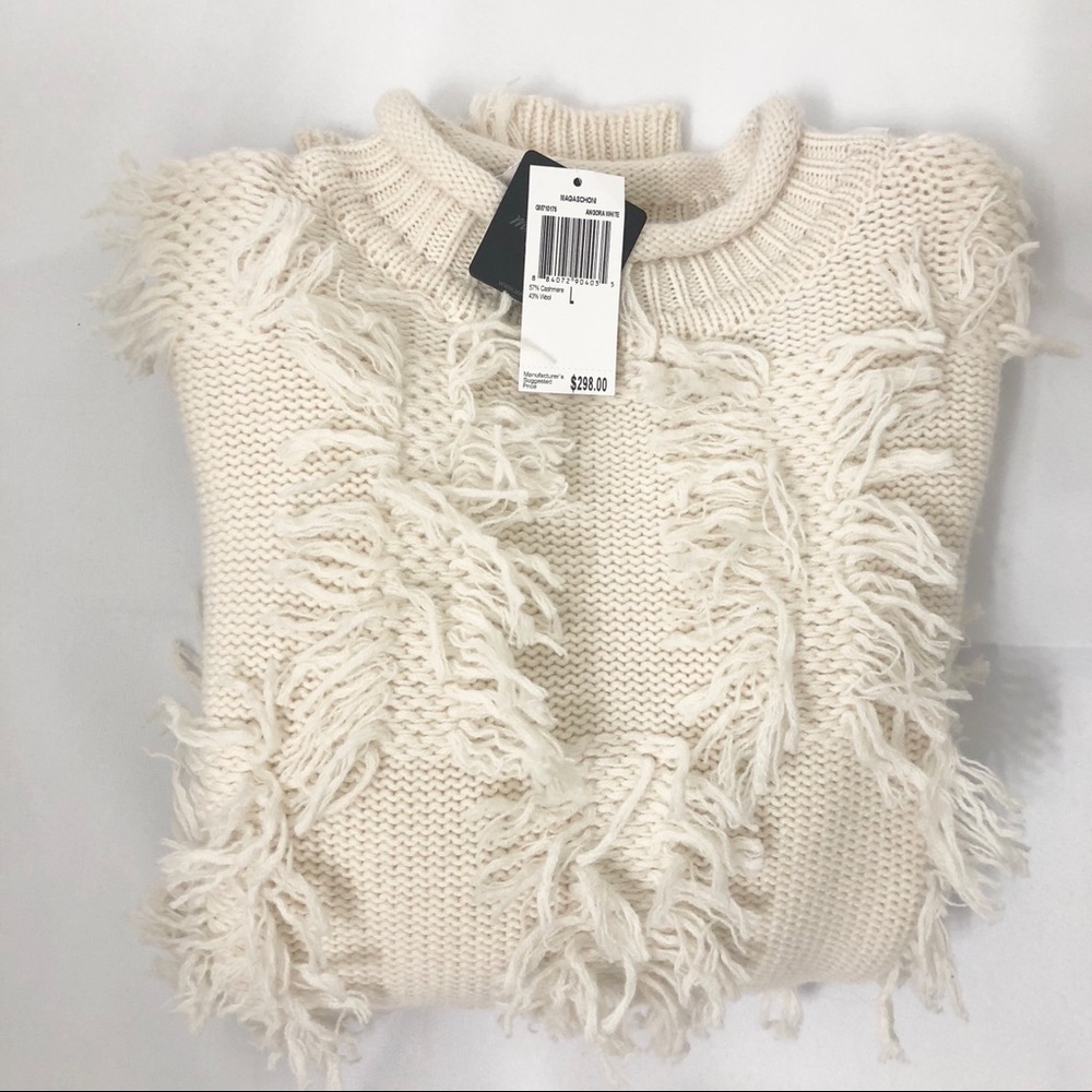 Magashoni Cashmere/Wool Oversized Sweater sz L NWT - Picture 5 of 8